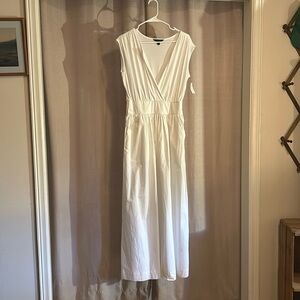 Notch-Neck Maxi Dress - Banana Republic Factory - 100% Cotton